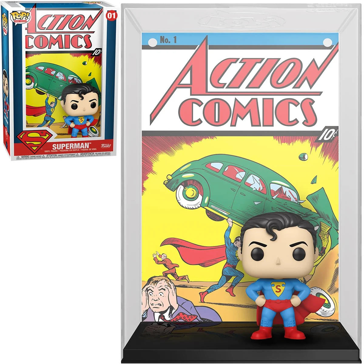 Superman Action Comics #1 Funko Pop! (Comic Covers) Vinyl Figure #01