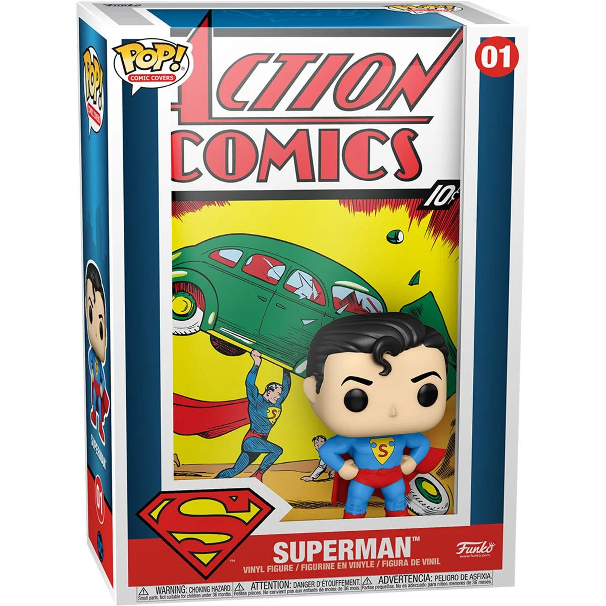 Superman Action Comics #1 Funko Pop! (Comic Covers) Vinyl Figure #01