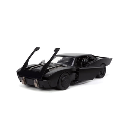 The Batman Batmobile 1:24 Scale Die-Cast Metal Vehicle with Figure