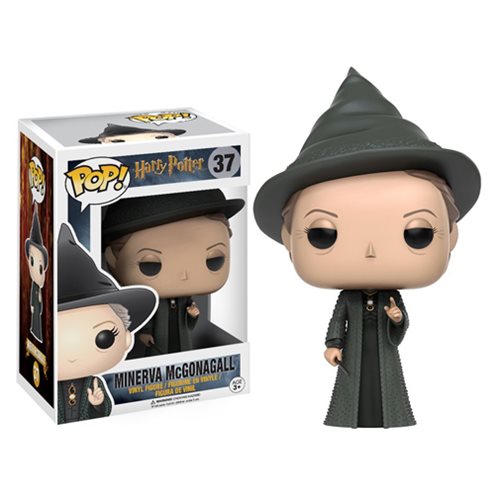 Minerva McGonagall Funko Pop! (Harry Potter) #37 figure and display box.