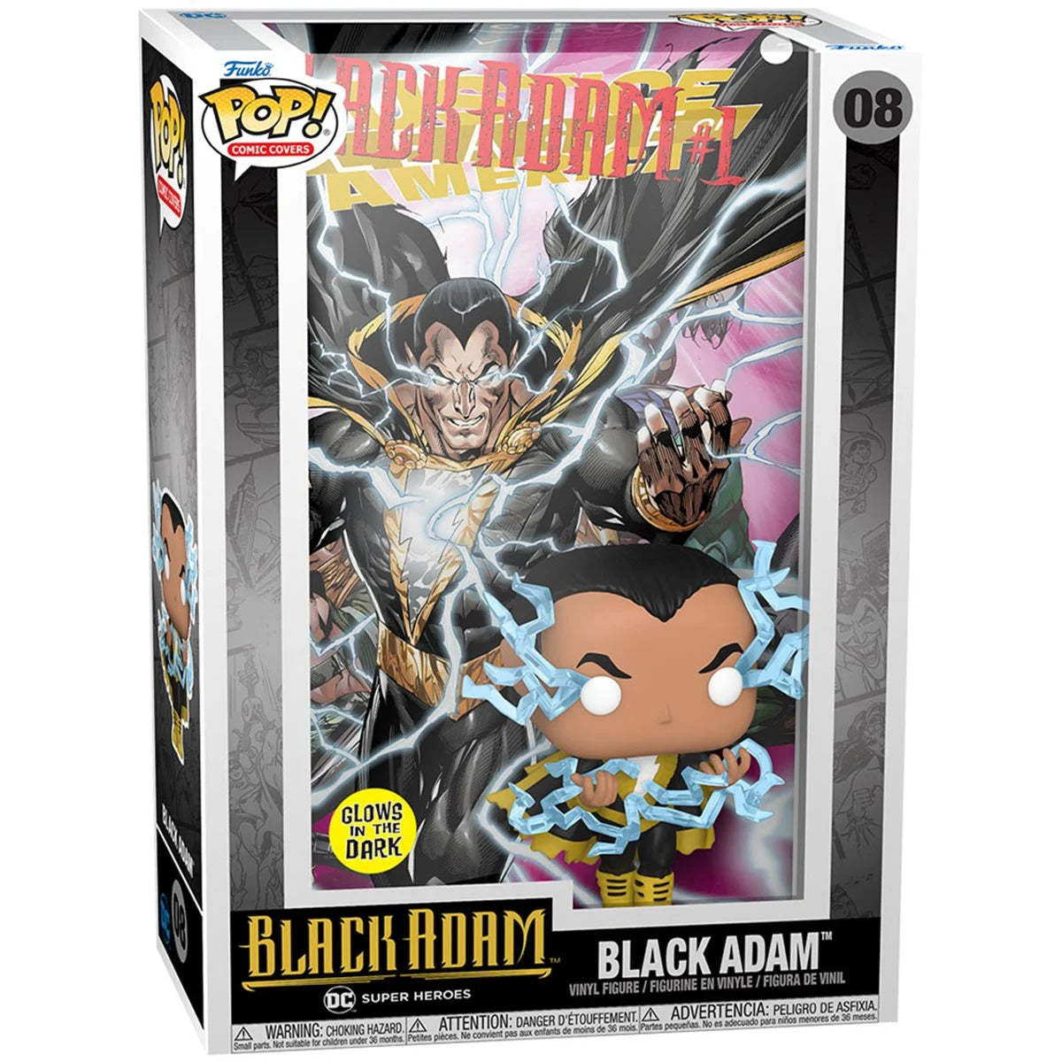 Black Adam [Glows-in-the-dark] Pop! (Comic Covers) Case #08