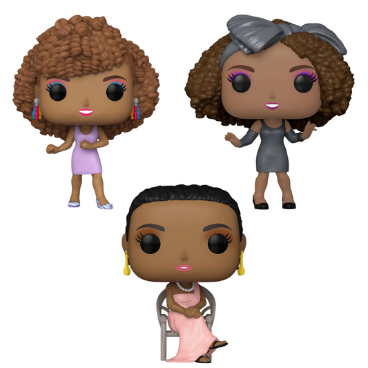 Whitney Houston 3-Figure Icon Set