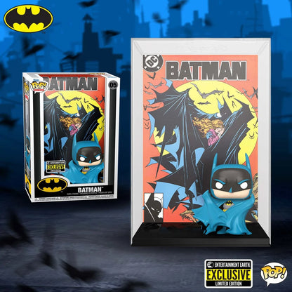 Batman #423 McFarlane Pop! (Comic Covers) #05 [Entertainment Earth Exclusive] against dark city backdrop.