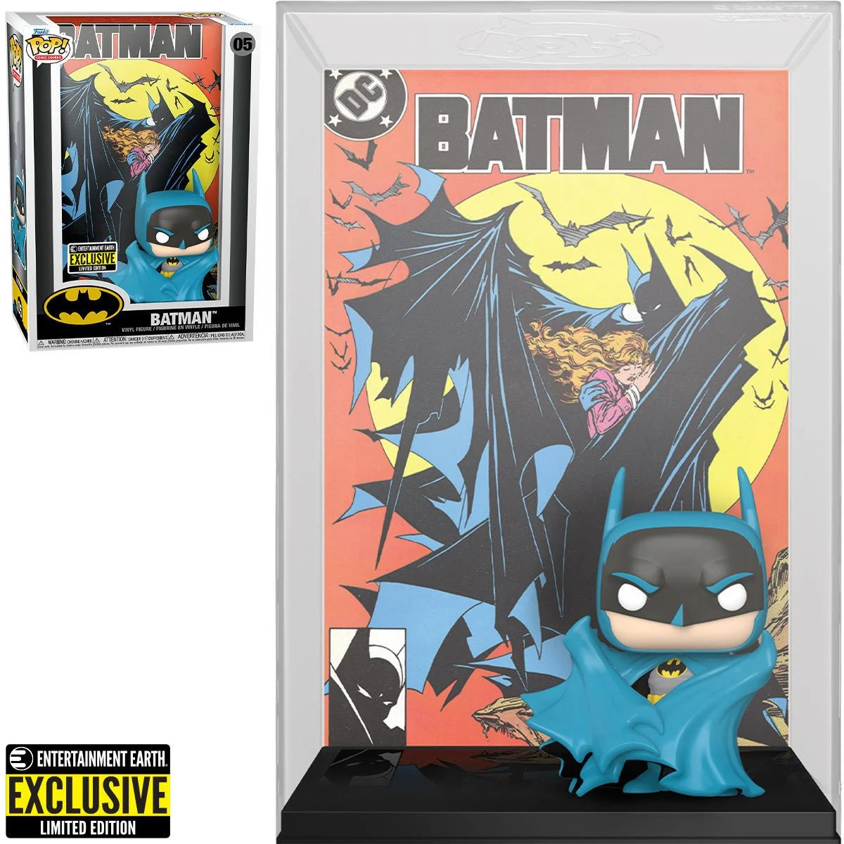 Batman #423 McFarlane Pop! (Comic Covers) #05 [Entertainment Earth Exclusive] Showing the case and packaging.