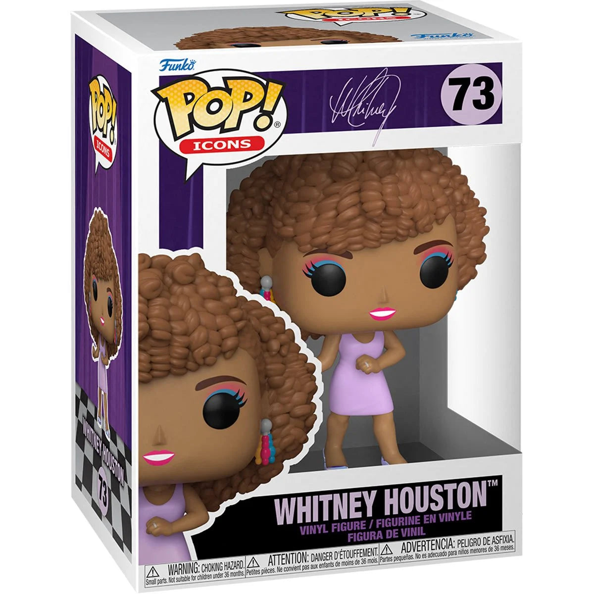 Whitney Houston 3-Figure Icon Set