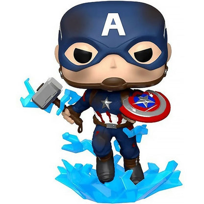 Avengers: Endgame Captain America Funko Pop! (Broken Shield and Mjölnir) Vinyl Figure #573