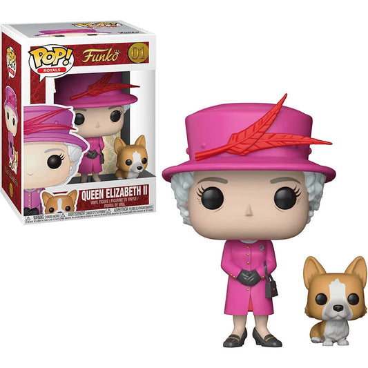 Queen Elizabeth II Funko Pop! (Royals) Vinyl Figure #01 [with Corgi]